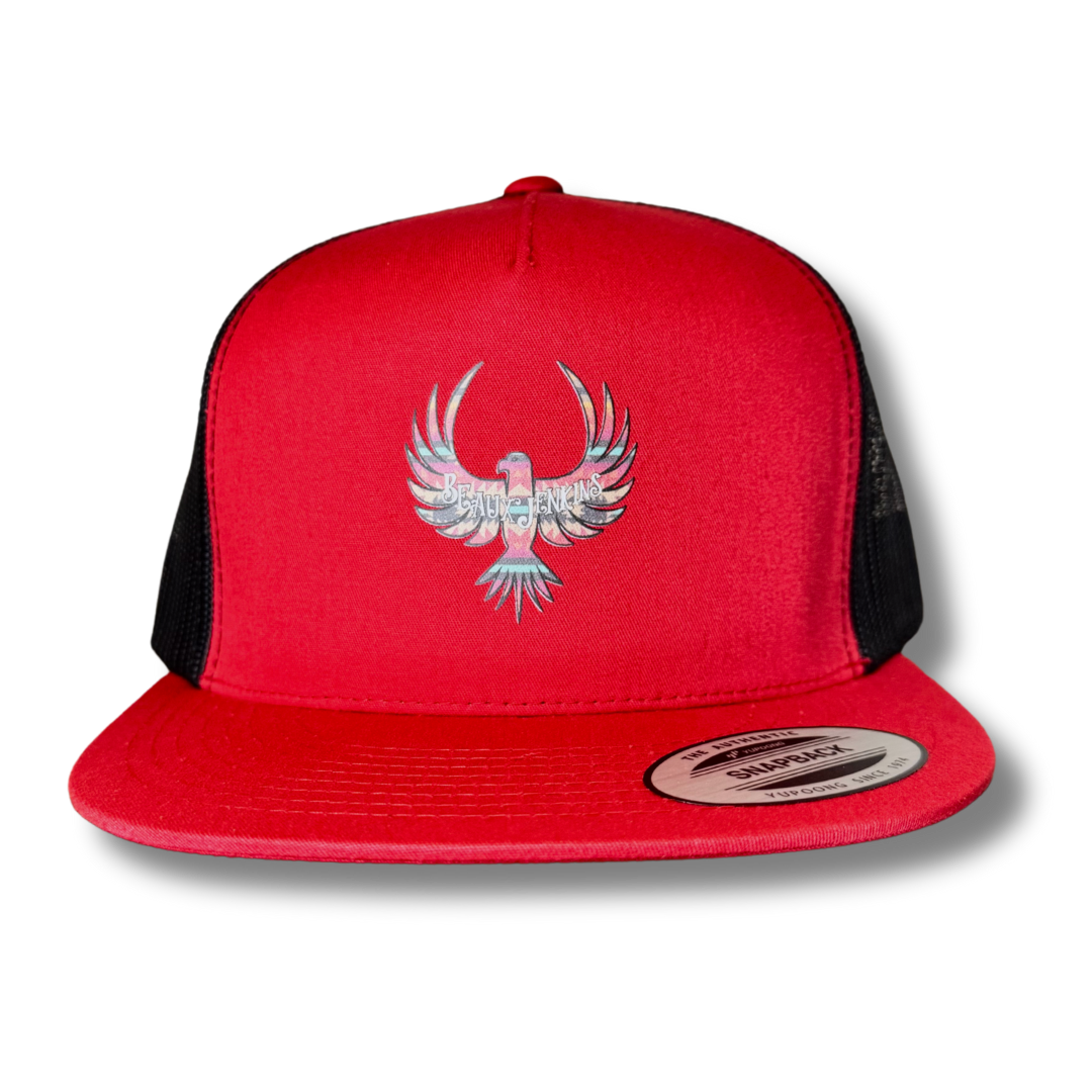 Red Thunderbird Hat
